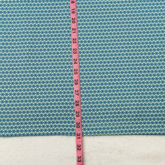 Turtleson Men’s Medium Green Blue Fruit Slice Performance Golf Polo Shirt - Picture 12 of 14